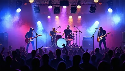 Funhouse cover band performing classic rock live on stage